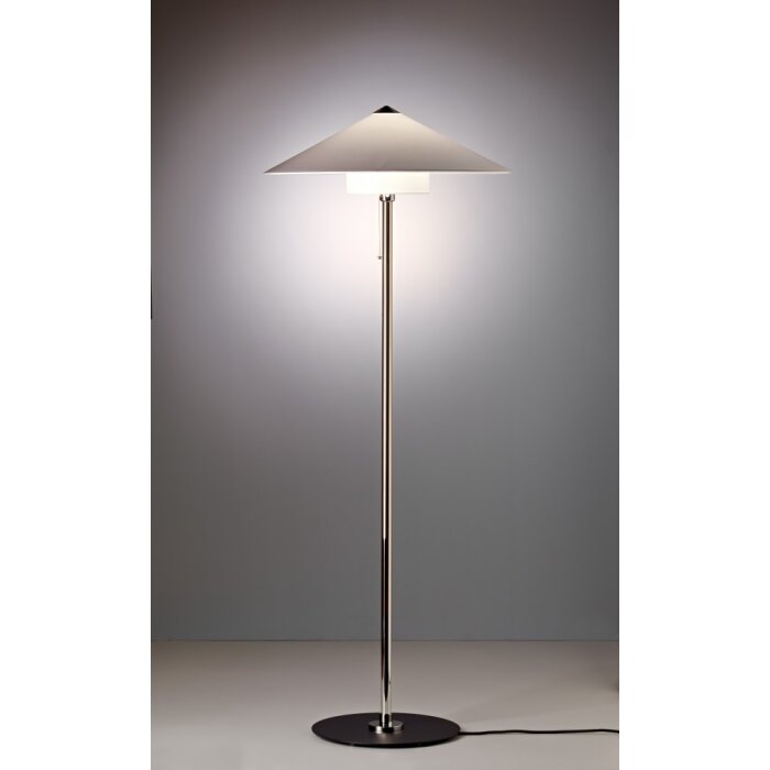 Tecnolumen Wagenfeld Floor lamp matt nickel, 1-light source