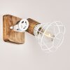 Wall Light Nifun brown, white, 1-light source