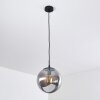 Agropoli Pendant Light smoke coloured, black, 1-light source
