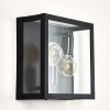 Caudry Outdoor Wall Light black, 2-light sources