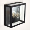 Caudry Outdoor Wall Light black, 2-light sources