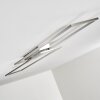 VEYRIER Ceiling light LED brushed steel, 2-light sources