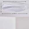 BURTON Ceiling light LED white, 1-light source