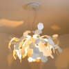 Zavaluce Andromeda pendant light white, 1-light source