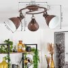 KOPPOM ceiling light rust-coloured, 3-light sources