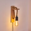 SUNNYVALE Wall Light brown, Light wood, black, 1-light source
