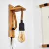 SUNNYVALE Wall Light brown, Light wood, black, 1-light source