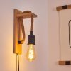 SUNNYVALE Wall Light brown, Light wood, black, 1-light source
