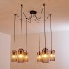 Gresso Pendant Light black, 6-light sources