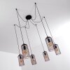 Gresso Pendant Light black, 6-light sources