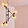 Coppet Pendant Light black-gold, 6-light sources