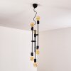 Coppet Pendant Light black-gold, 6-light sources