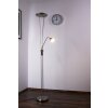 Trio 4264 floor lamp LED chrome, stainless steel, matt nickel, 1-light source