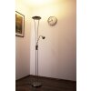 Trio 4264 floor lamp LED chrome, stainless steel, matt nickel, 1-light source