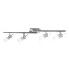 Leuchten Direkt MAX Ceiling Light stainless steel, 4-light sources