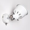Safari Wall Light white, 1-light source