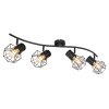 Globo PRISKA Spotlight black, 4-light sources
