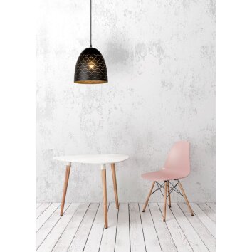 Lucide GALLA Pendant Light black, 1-light source