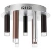 Brilliant Living Cembalo Ceiling Light LED brown, 7-light sources