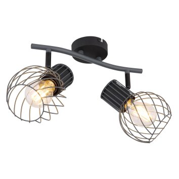 Globo BEVERONE Spotlight black, 2-light sources