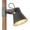 Floor Lamp Brilliant Plow Dark wood, black, 2-light sources