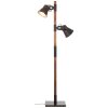 Floor Lamp Brilliant Plow Dark wood, black, 2-light sources