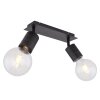 Globo HERMINE Spotlight black, 2-light sources
