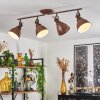 KOPPOM ceiling light rust-coloured, 4-light sources