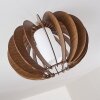 VALKOM Ceiling light matt nickel, 1-light source