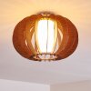 VALKOM Ceiling light matt nickel, 1-light source