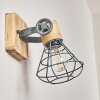 Wall Light Nifun brown, grey, 1-light source