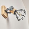 Wall Light Nifun brown, grey, 1-light source