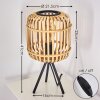 SUKHOTHAI Table lamp black, 1-light source
