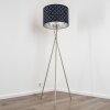 MELDAL floor lamp matt nickel, 1-light source