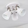 Vlissingen Ceiling Light matt nickel, white, 3-light sources