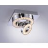 Leuchten Direkt TIM ceiling light LED chrome, 2-light sources