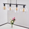 BAUDETTE Pendant Light black, 4-light sources