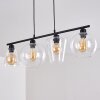 BAUDETTE Pendant Light black, 4-light sources
