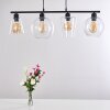 BAUDETTE Pendant Light black, 4-light sources