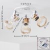Barbacena Ceiling Light white, 3-light sources