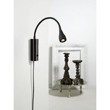 Nordlux MENTO wall light LED black, 1-light source