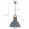 Steinhauer MEXLITE Pendant Light grey, 1-light source