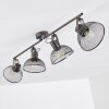 OKSEVEJ Ceiling Light silver, 4-light sources