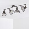 OKSEVEJ Ceiling Light silver, 4-light sources