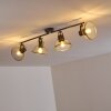 OKSEVEJ Ceiling Light silver, 4-light sources