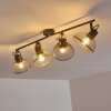 OKSEVEJ Ceiling Light silver, 4-light sources