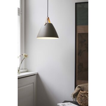 Design For The People by Nordlux STRAP Pendant Light beige, 1-light source