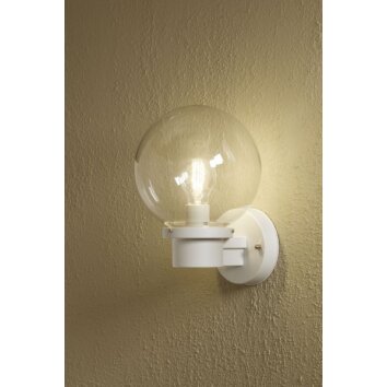 Konstsmide Nemi wall light white, 1-light source