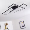 GHANA Ceiling Light LED black, 1-light source, Remote control