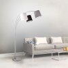 Leuchten-Direkt MELVIN Floor Lamp grey, black, white, 3-light sources